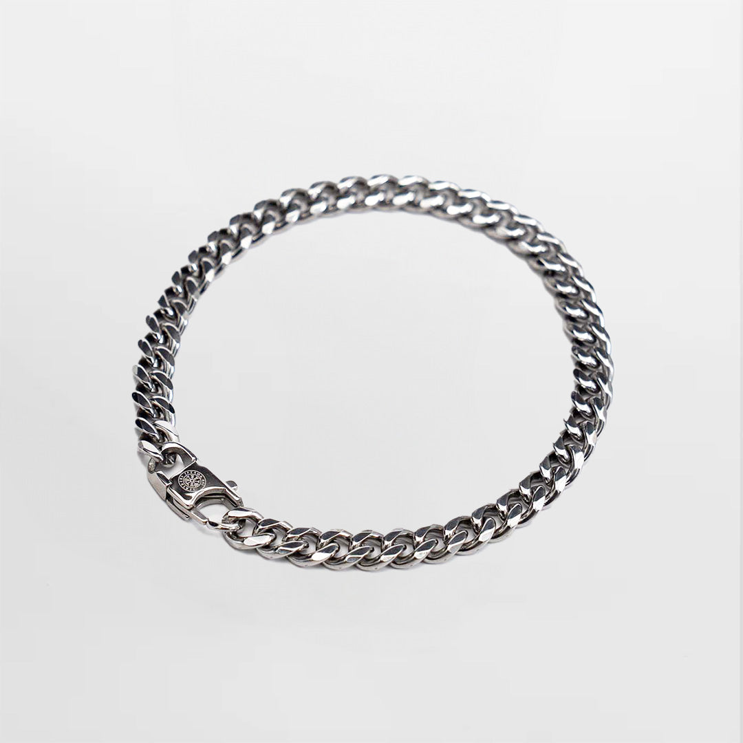 Sequence Armbånd - Sølvtonet - S - 19 Cm - Herre - Northern Legacy
