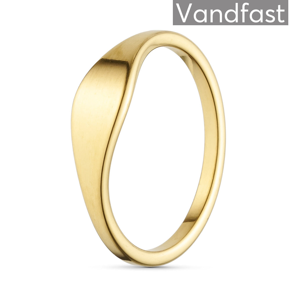 Annebrauner Classic Ring 18k Guldbelagt - 49