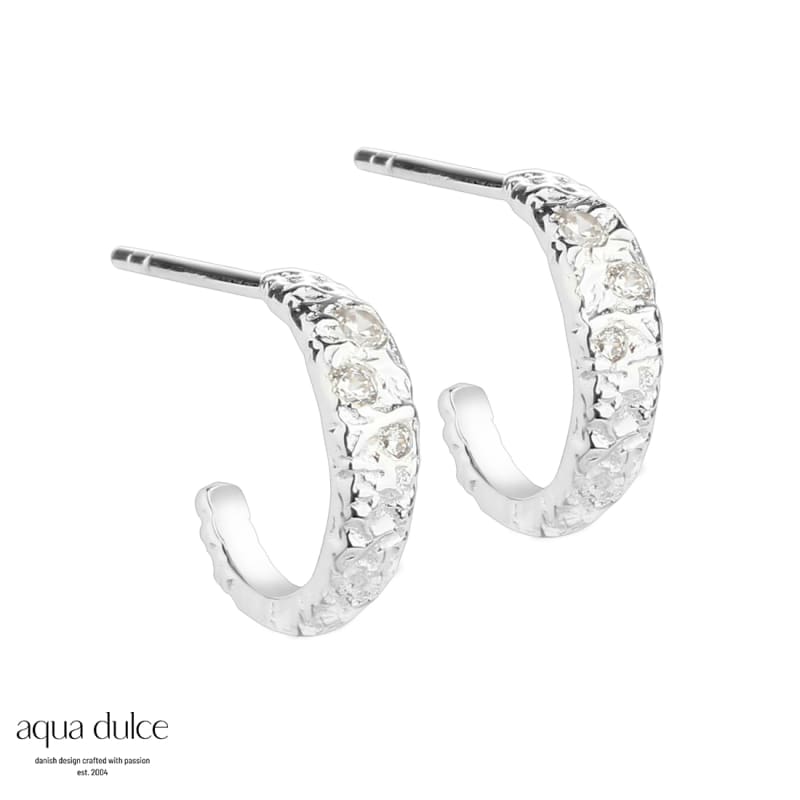 Mess Hoop Clear Small Silver