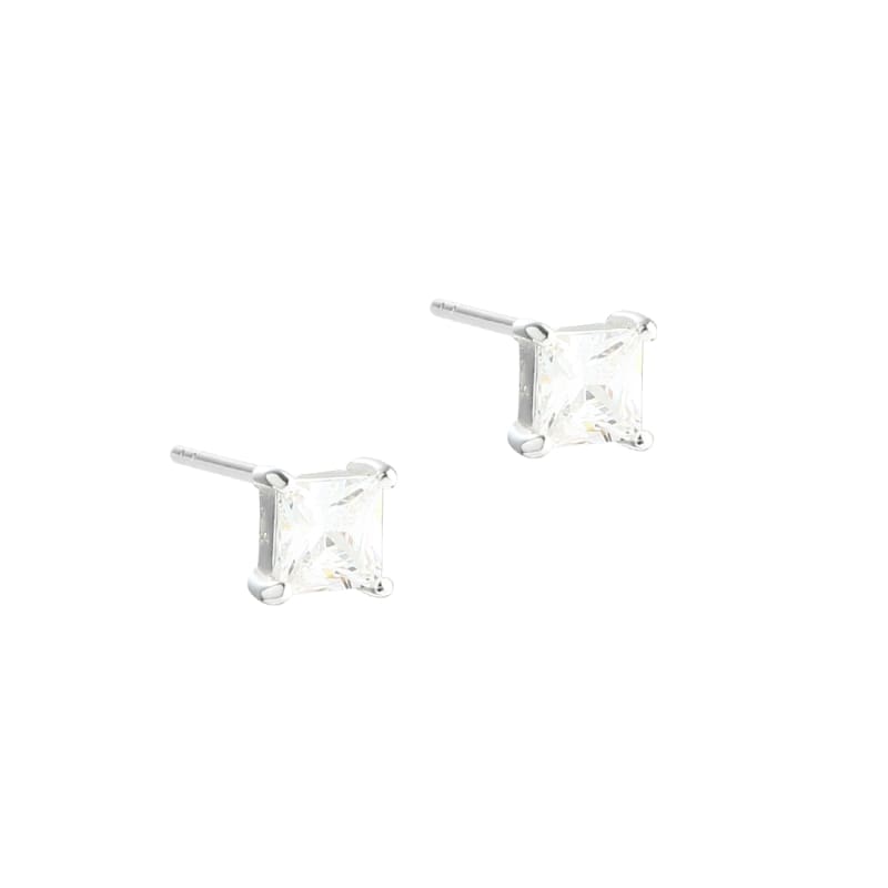 Edge Medium Earstud   Silver