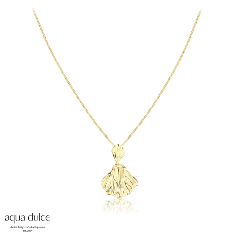 Hulda Long Necklace  Silver
