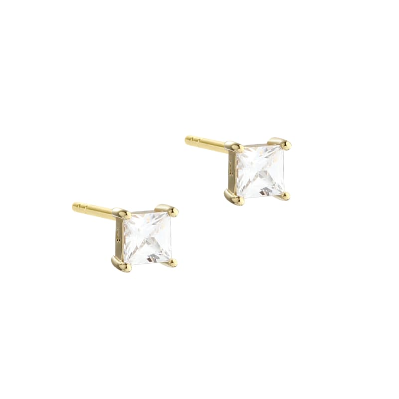 Edge Medium Earstud   Golden