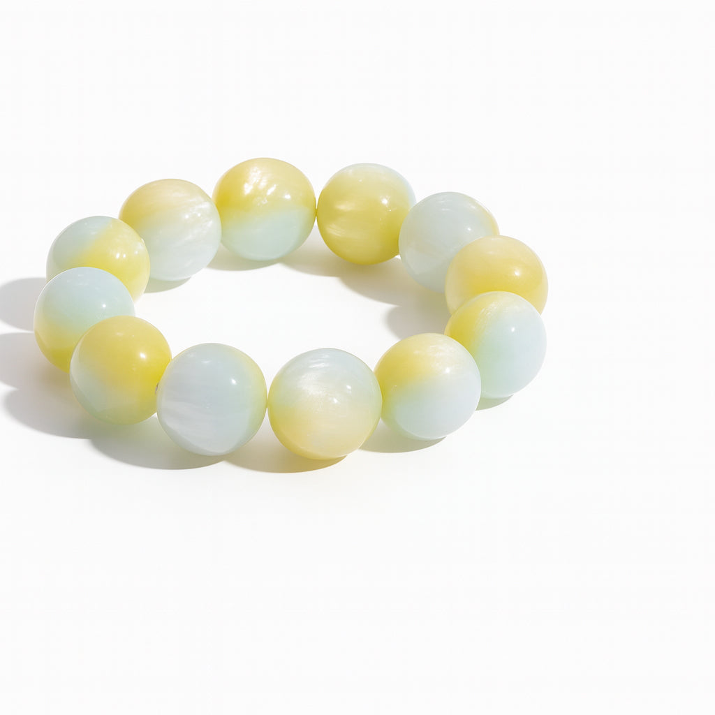 Armbånd - Pastelglow - Frostet Mint Grøn  Pastel Gul