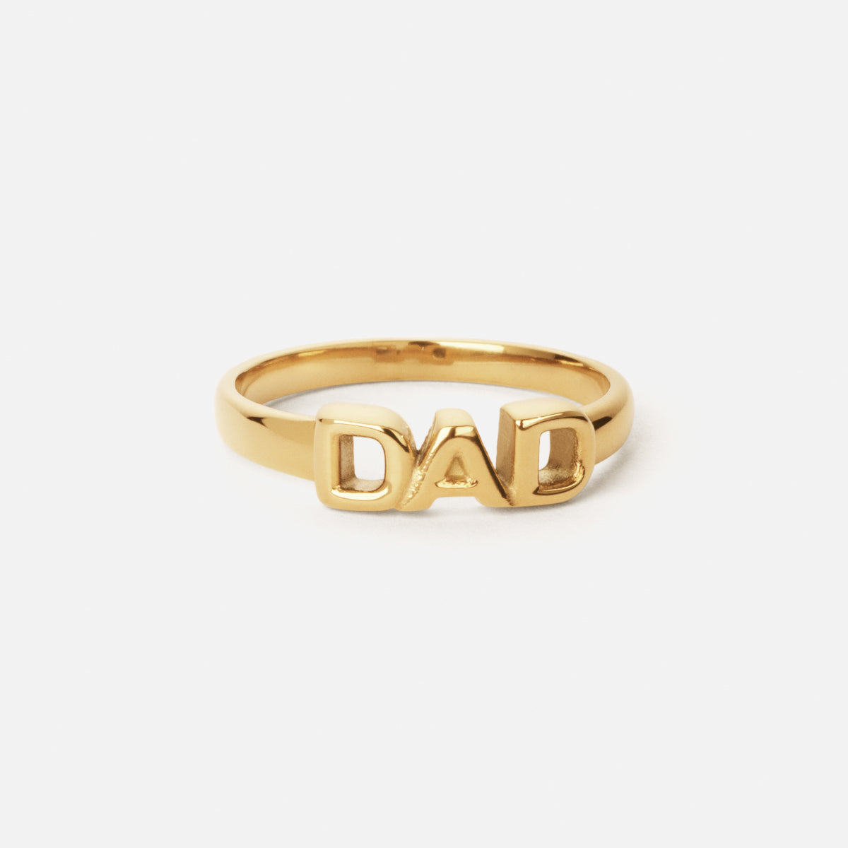 Dad Ring 18k Guldbelagt