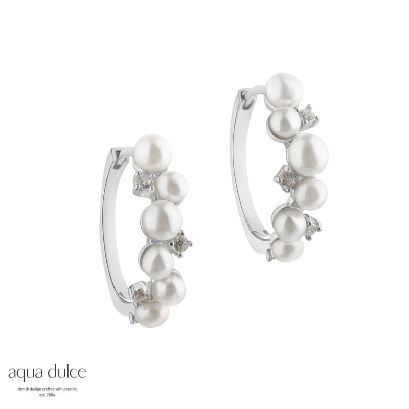 Darling Bubbels Hoop Silver