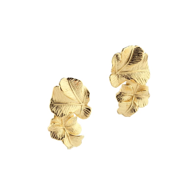 Folio Big Earstud  Golden