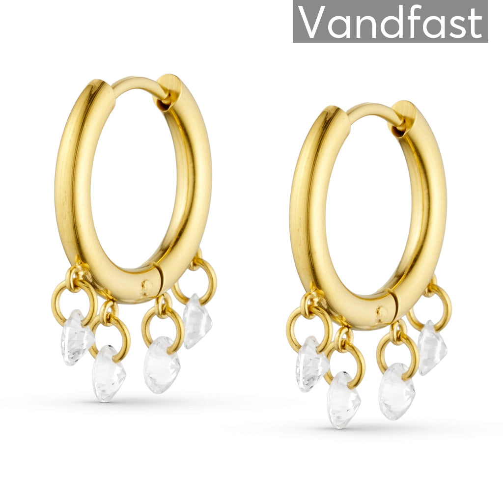 Annebrauner Classy øreringe 18k Guldbelagt