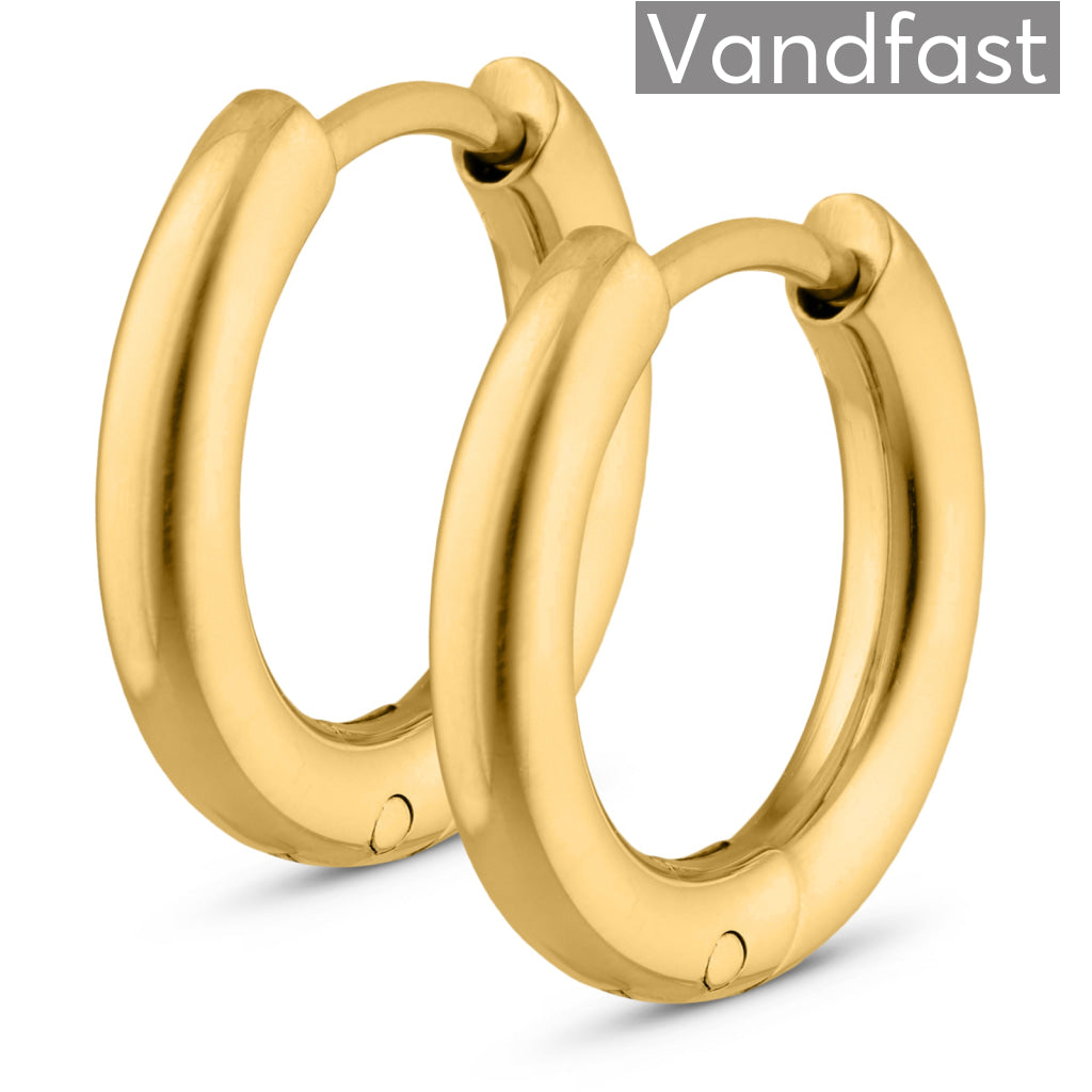 Annebrauner Creole Every Day 10mm øreringe 18k Guldbelagt