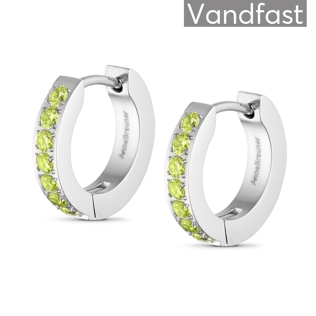 Annebrauner Creole Line Apple Green øreringe