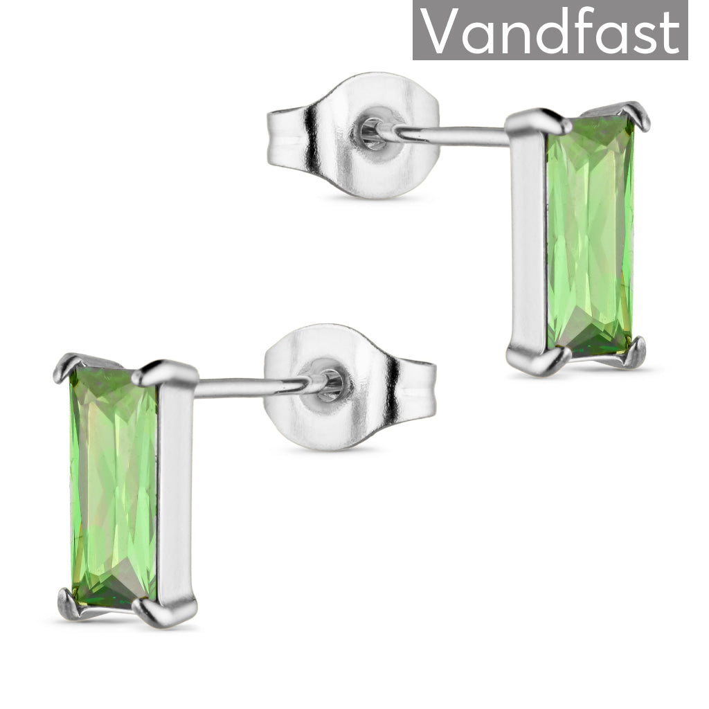 Annebrauner Empress 4x8mm L-green øreringe