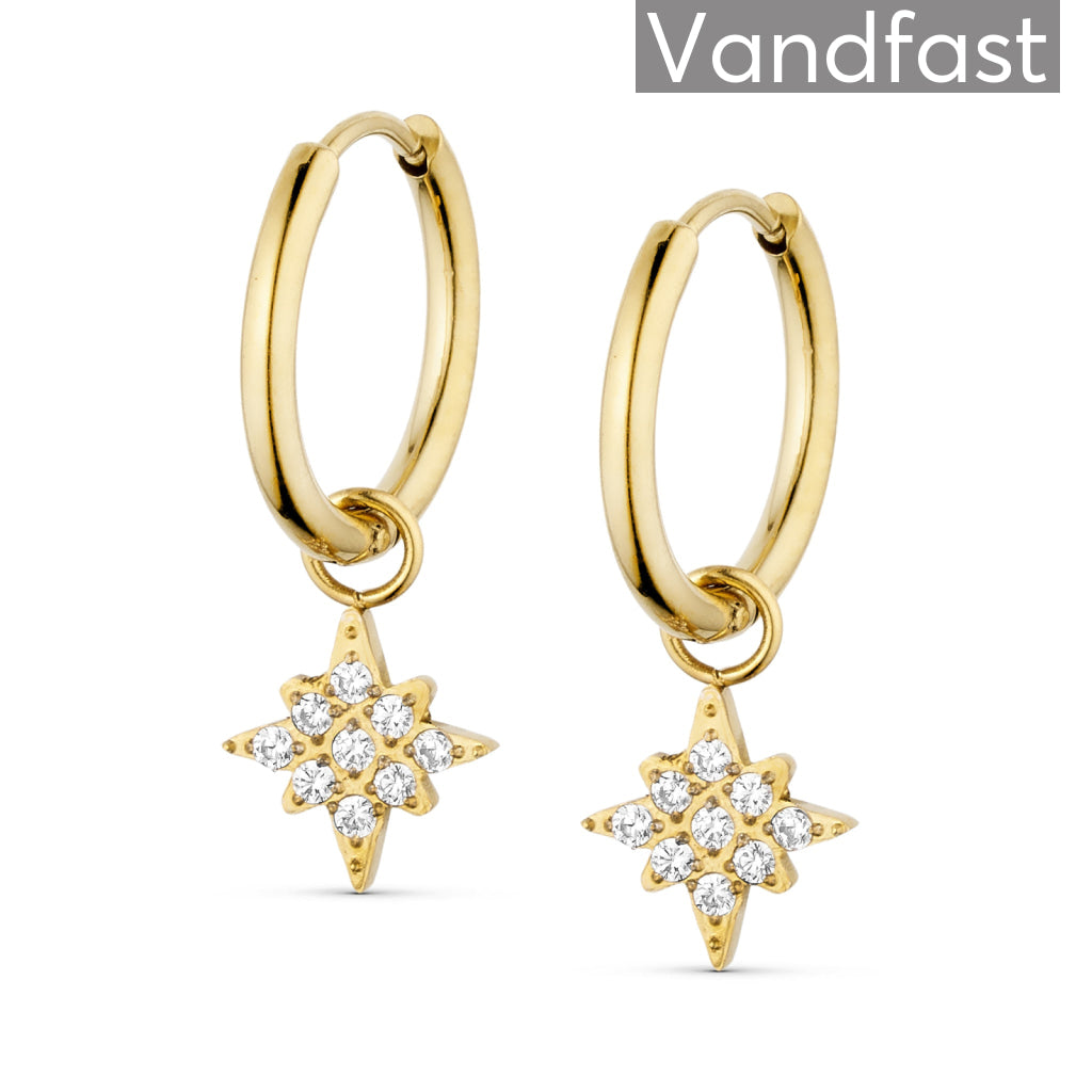 Annebrauner Every Day Star øreringe 18k Guldbelagt