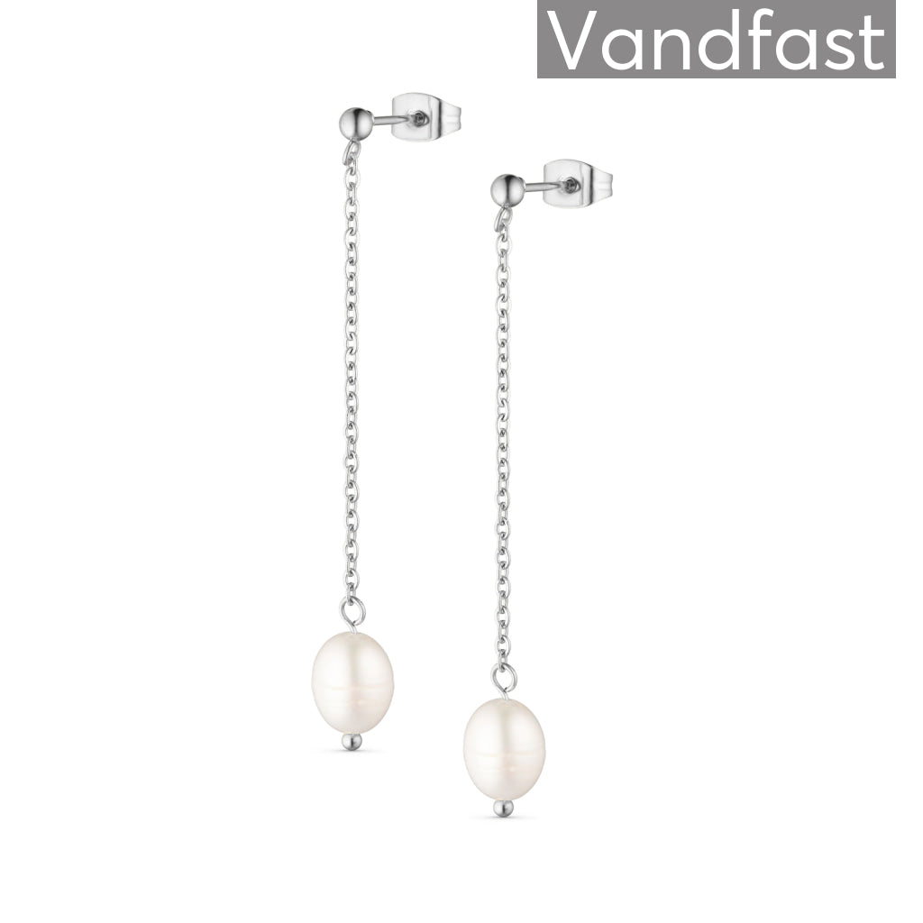 Annebrauner Pearl Chain øreringe