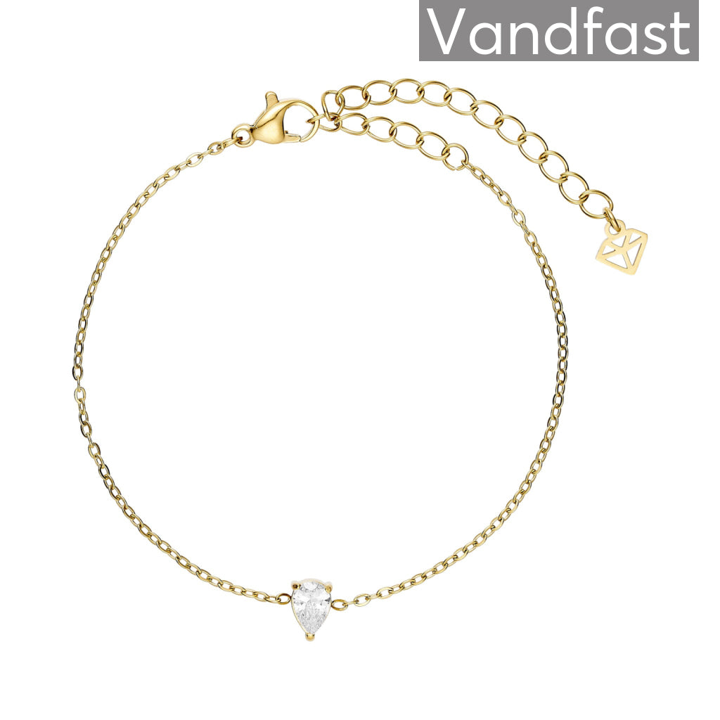 Annebrauner Zirconia Armbånd 18k Guldbelagt