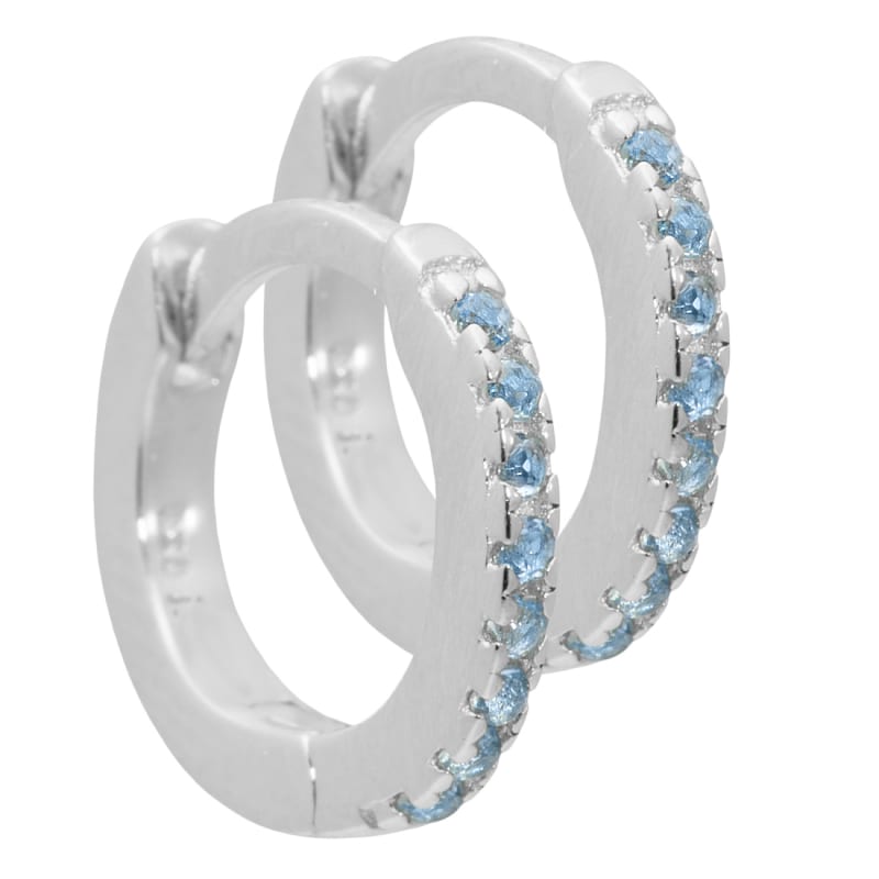 Ranva Sky Small Hoop  Silver