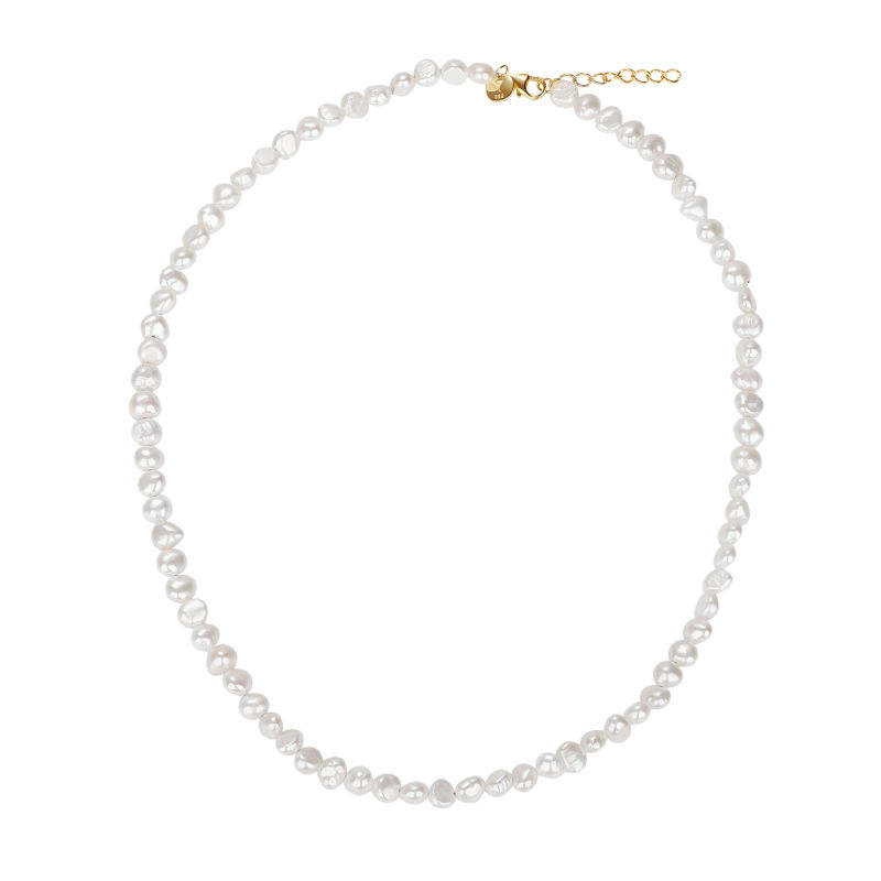 Pearl Necklace Golden
