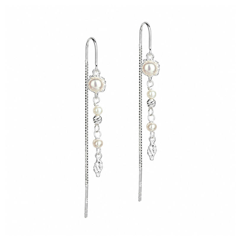 Pearl Mila Thread Silver