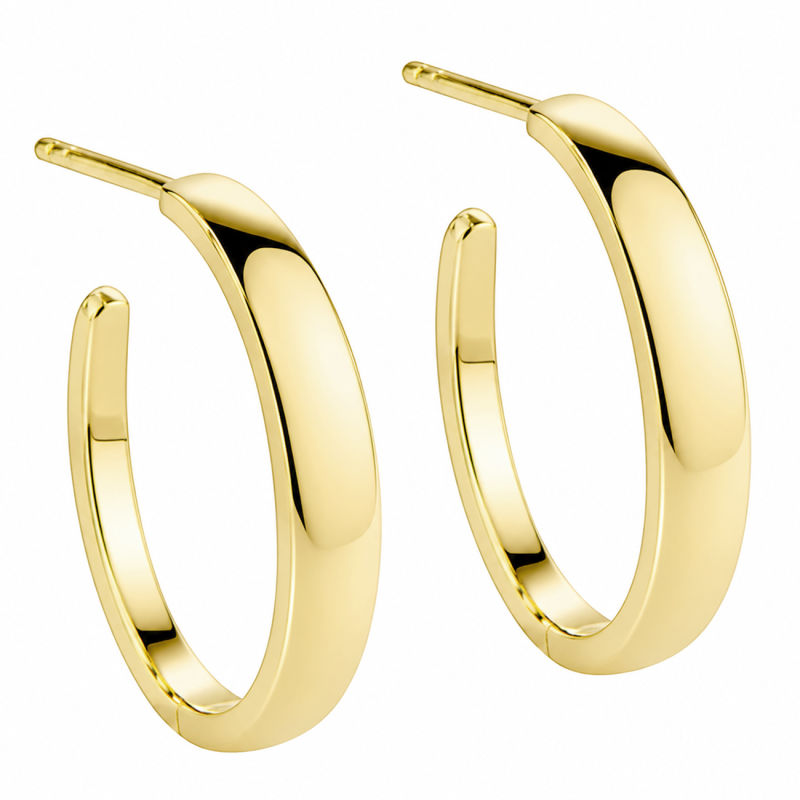 Bb Hoop Shiny Big 30 Mm  Golden