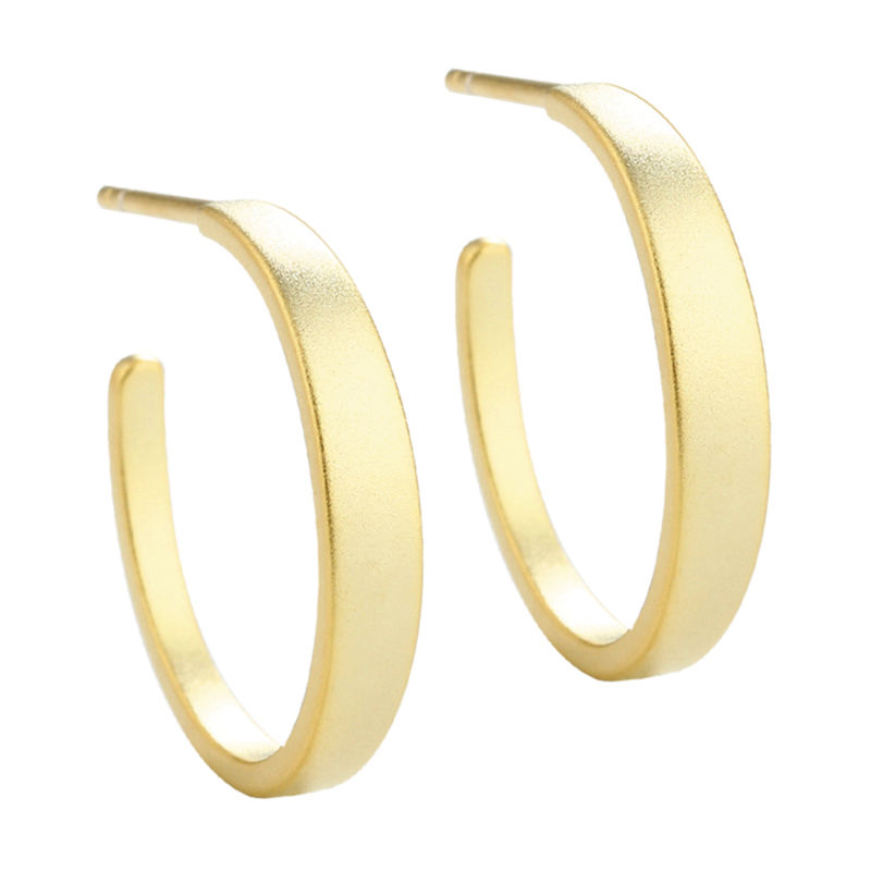 Bb Hoop Sand Small 20 Mm  Golden