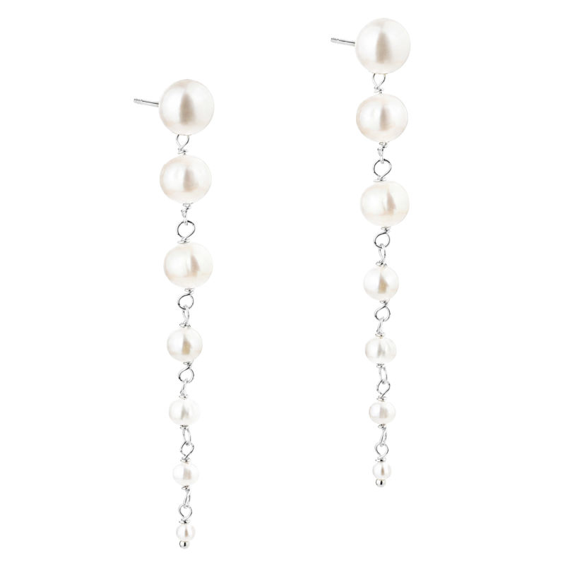 Ghita Long Earring Silver