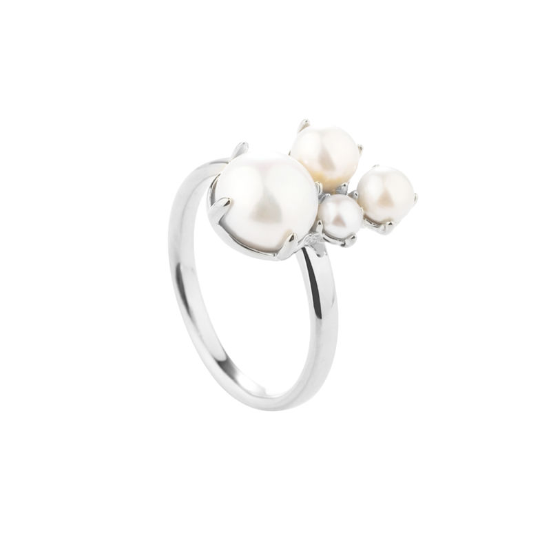 Bubbles Ring -62  Silver