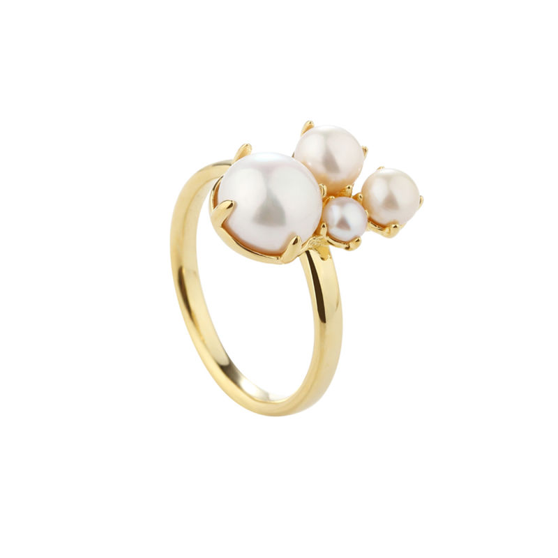 Bubbles Ring -62  Golden