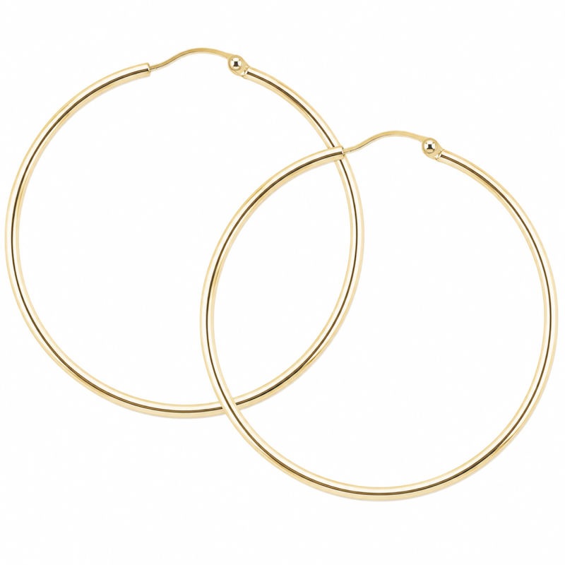 Ana Hoop X Large 50 Mm  Golden
