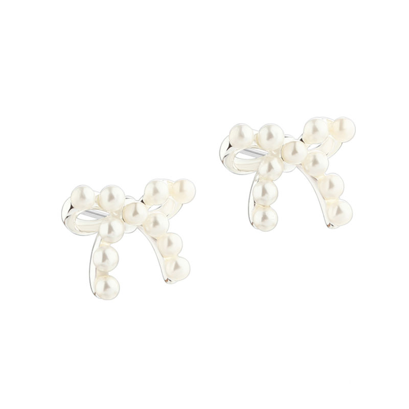 Pearly Bow Silver
