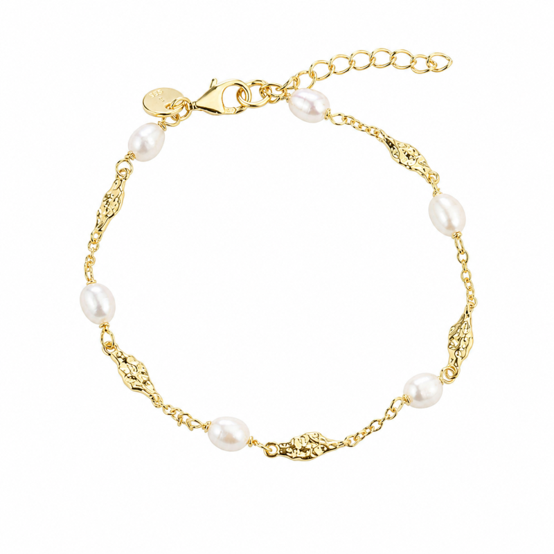 Milena Pearl Bracelet  Golden