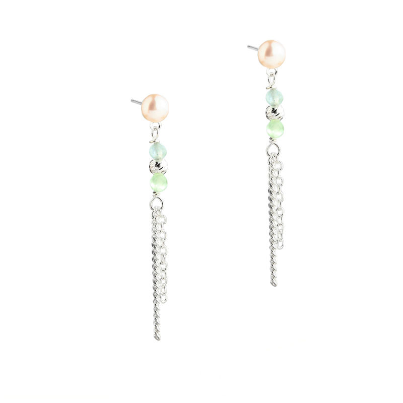 Aqua Breeze Earstud  Silver