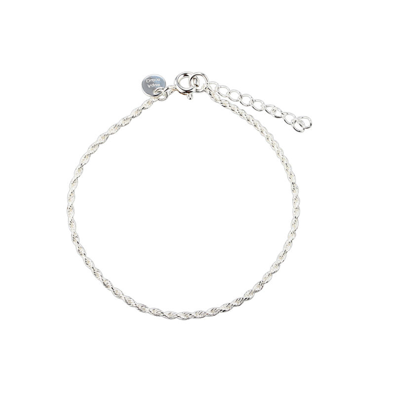 Rope Bracelet  Silver