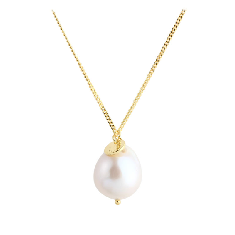 Barok Long Necklace  Golden