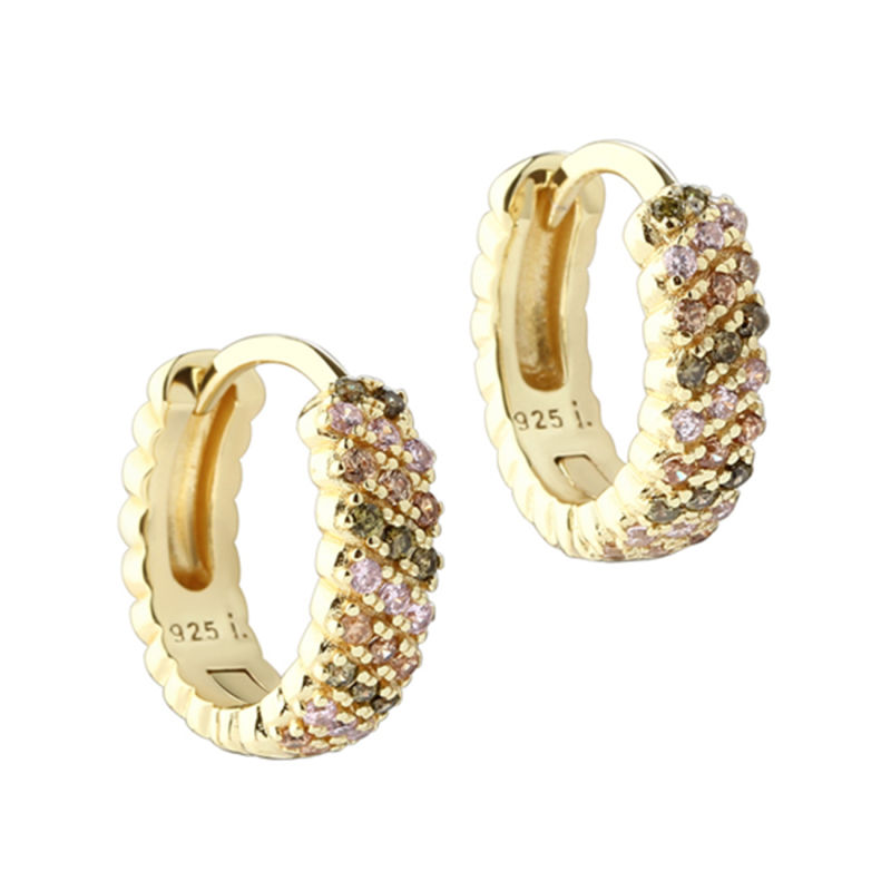 Blush Hoop 11 Mm  Golden