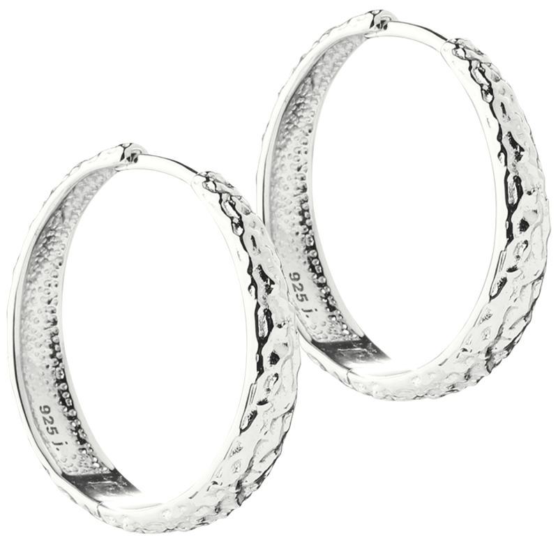 Cappa Hoop 25 Mm  Silver