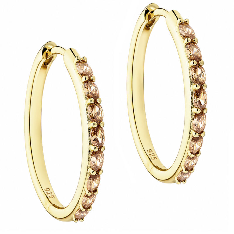 Champella Hoop 25 Mm  Golden