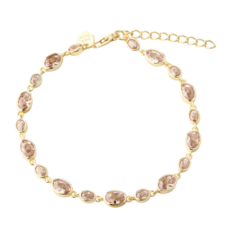 Champella Oval Bracelet   Golden