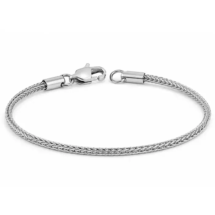 Minimalistisk Armbånd I ædelstål 25 Mm  -  Moderne Rope Chain