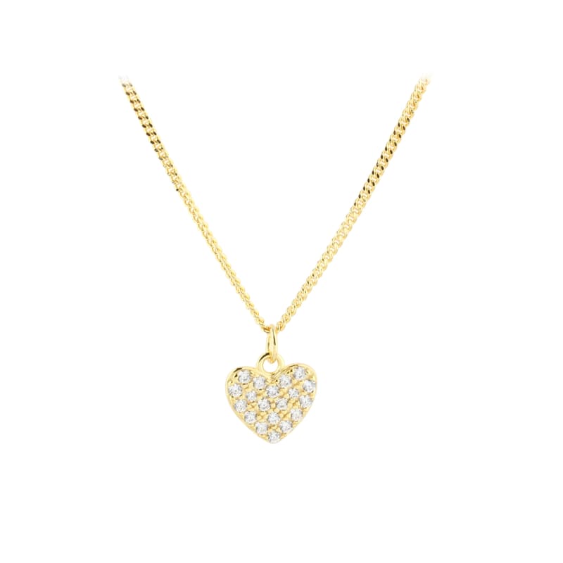 Darling Heart Necklace  Golden