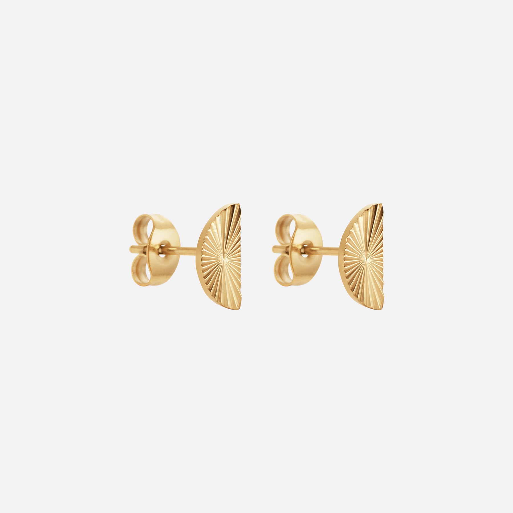 Sunset Half Circle Studs 18k Guldbelagt