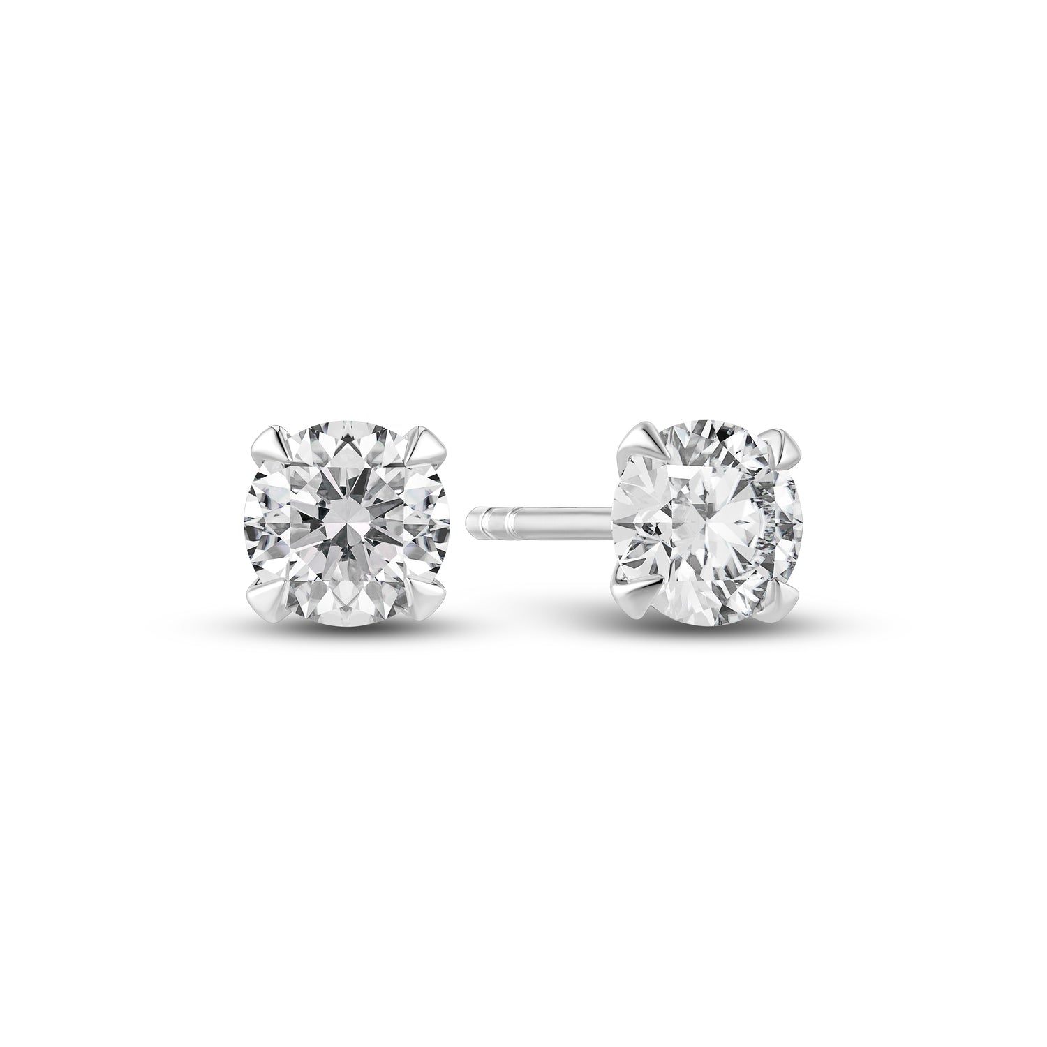 øreringe Venice Solitaire - 14 Kt Guld El Hvidguld 022-300 Ct Tw G-h Vs Lab-grown Diamanter