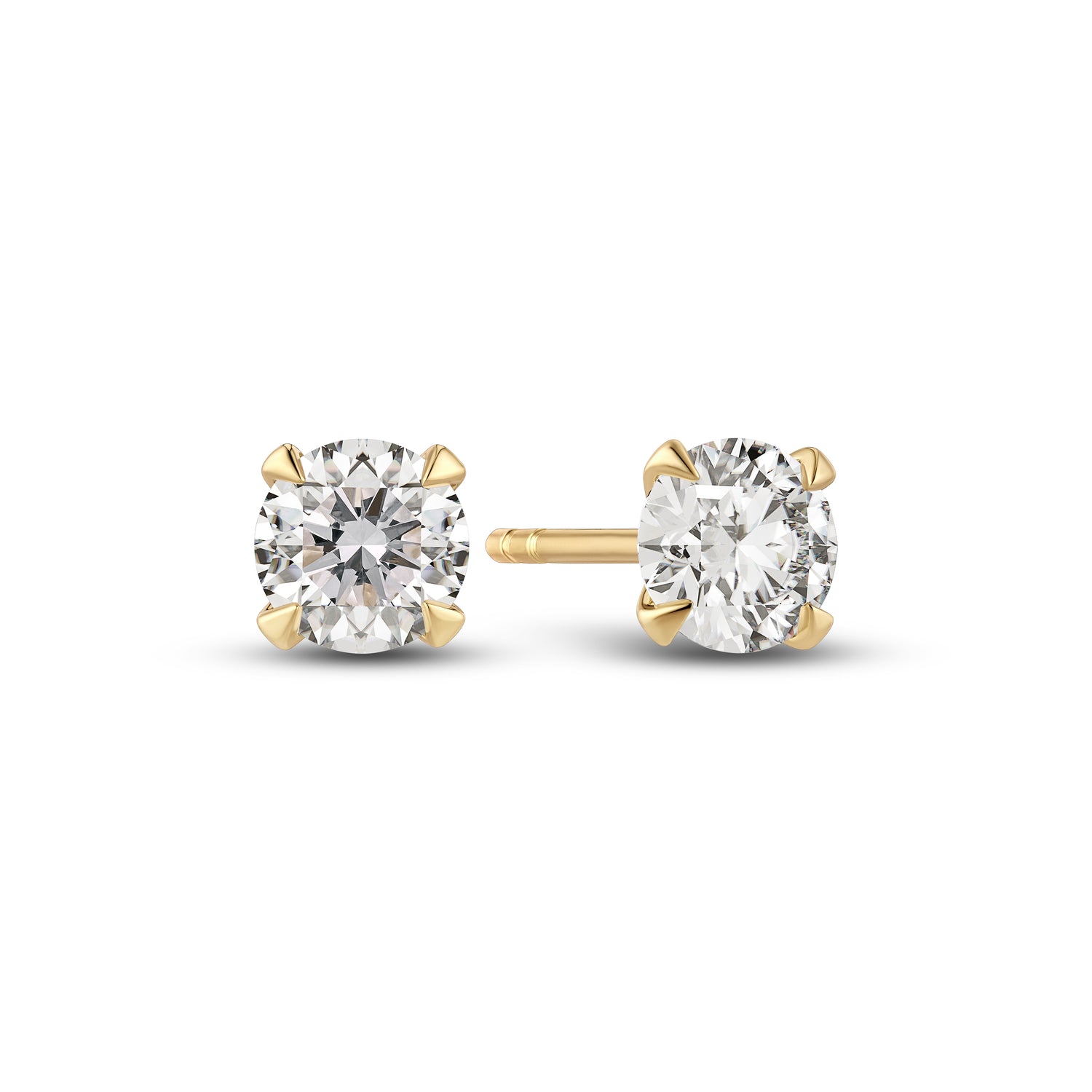 øreringe Venice Solitaire - 14 Kt Guld El Hvidguld 022-300 Ct Tw G-h Vs Lab-grown Diamanter