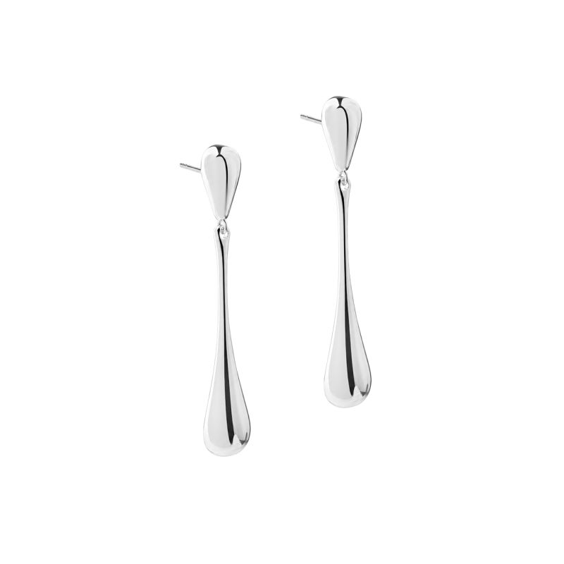Shiny New Drop Earring  Silver