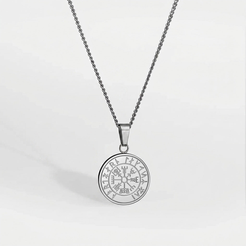 Vegvisir Halskæde Sølv - Herre - Northern Legacy