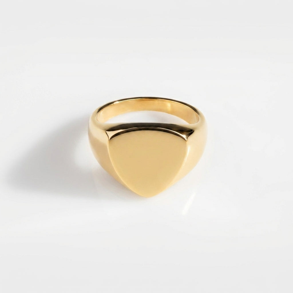 Classic Polygon Signet Ring Guld - Str 6 - Herre - Northern Legacy