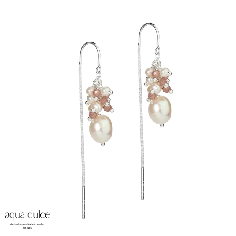 Pebble Rose Earthread Silver
