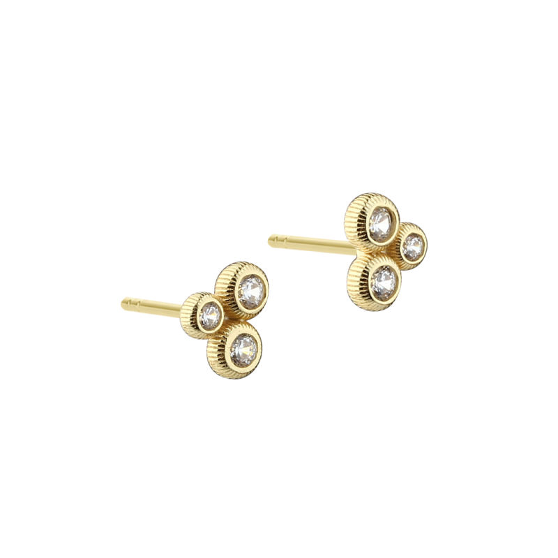 Whisper Dot Earring   Golden