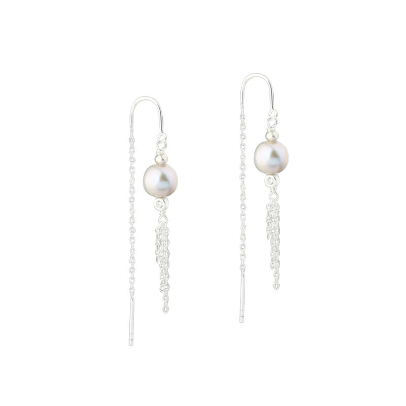 Whisper Pearl Thread  Silver