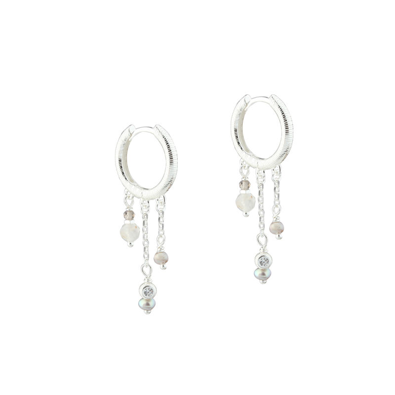 Whisper Hoop  Silver