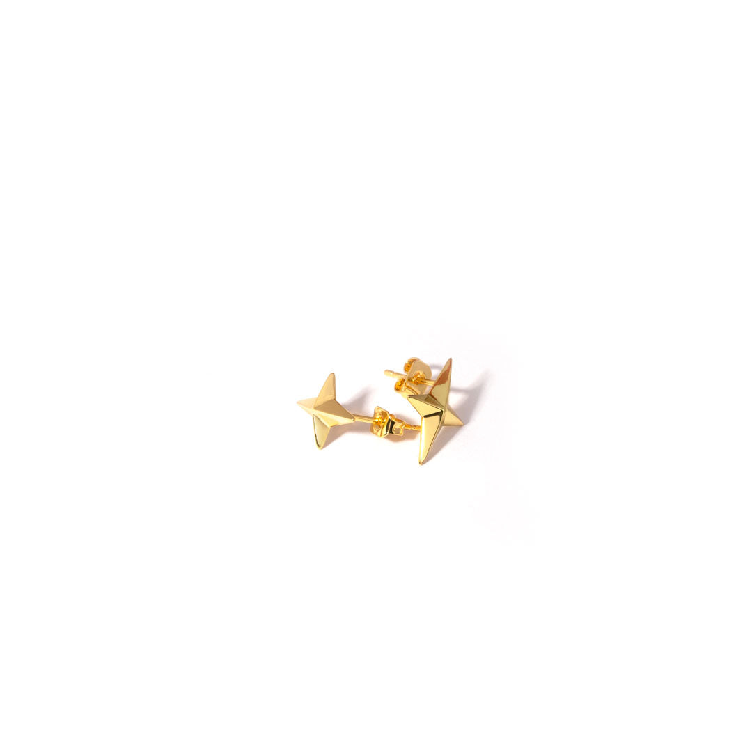 Stjerne øreringesæt - Starstruck - 18 Karat Forgyldt