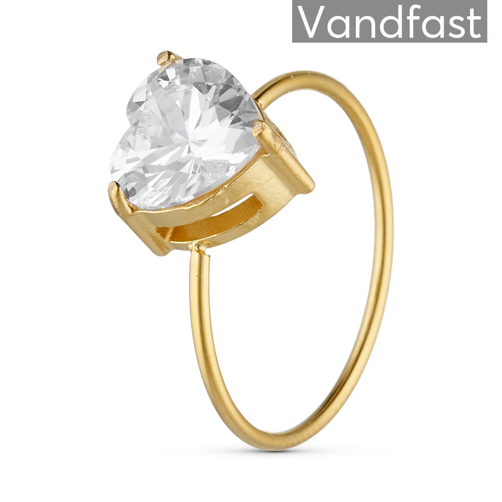 Annebrauner Stella Ring 18k Guldbelagt - 51