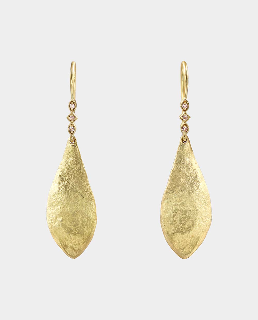 Tehauroa - Rustikke øreringe Med Topas